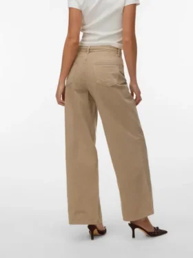 Vmwien jeans met middelhoge taille en wijde pijpen