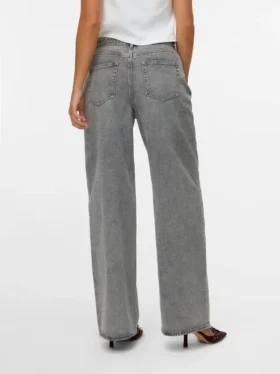 Vmwien jeans met middelhoge taille en wijde pijpen