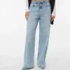 Vmwien jeans met middelhoge taille en wijde pijpen