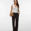 Vmzamira-broek met middelhoge taille