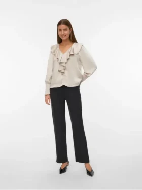 Vmzamira-broek met middelhoge taille