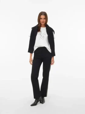Vmzamira-broek met middelhoge taille