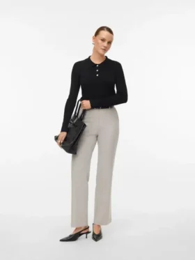 Vmzamira-broek met middelhoge taille