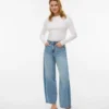 Vmzelda High Rise Barrel Fit-Jeans