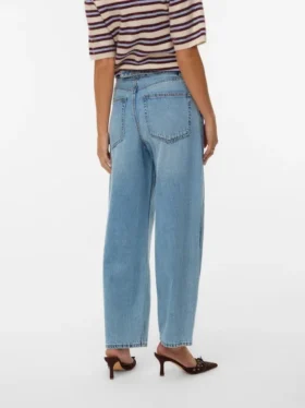 Vmzelda High Rise Barrel Fit-Jeans