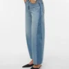 Vmzelda High Rise Barrel Fit-Jeans