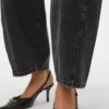 Vmzelda High Rise Barrel Fit-Jeans