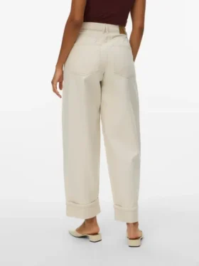 Vmzelda-jeans met hoge taille en wijde pijpen