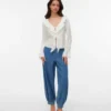 Vmzelena-broek met middelhoge taille