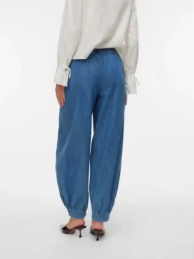 Vmzelena-broek met middelhoge taille