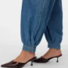 Vmzelena-broek met middelhoge taille